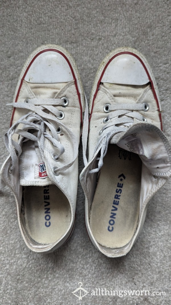 *SALE* Extremely Worn White Converse