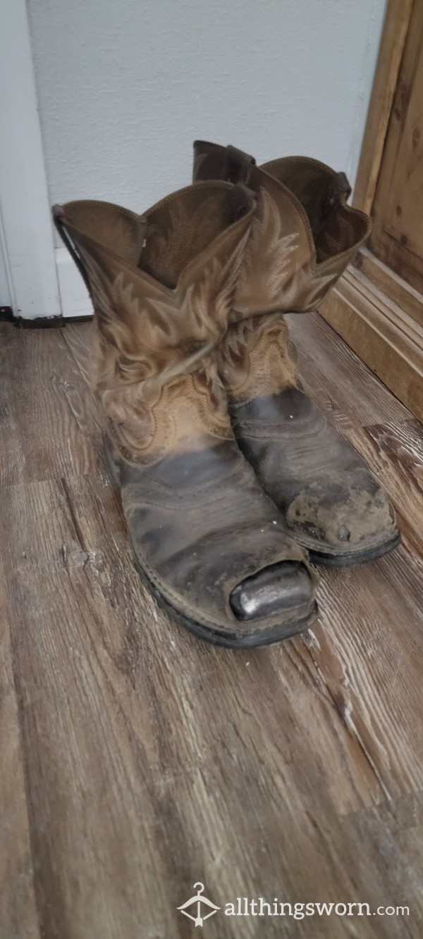 Extremely Worn Work Boots
