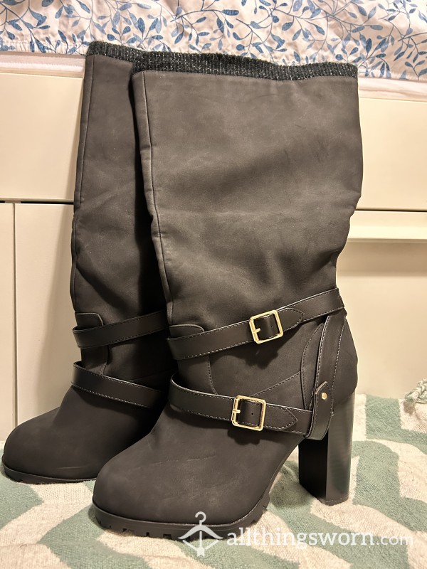 🍁Fall Boots For Sissies🍂Wide Calf Size 10🍁 Perfect For Fall And Winter Fun❄️