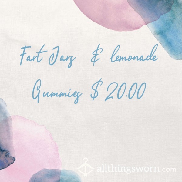 Fart Jars 💨 & Lemonade 🍋 Gummies