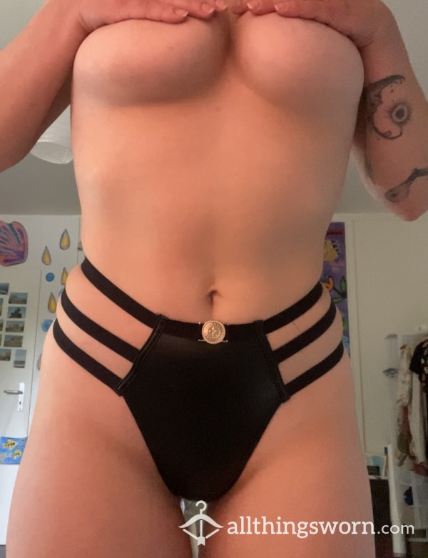 Faux Leather Sexy Thongs