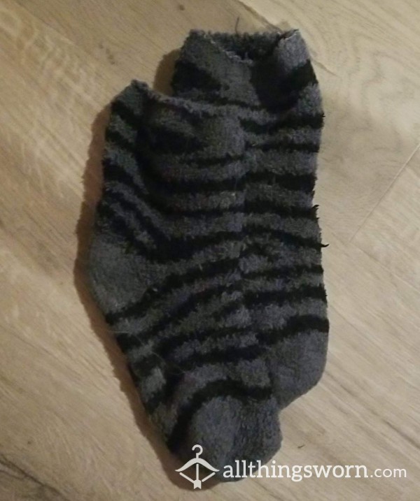 Favorite Black Fuzzy Socks