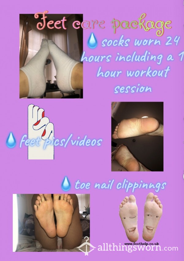 Feet Care Package *socks, Toe Nail Clippings, Feet Pics/videos*