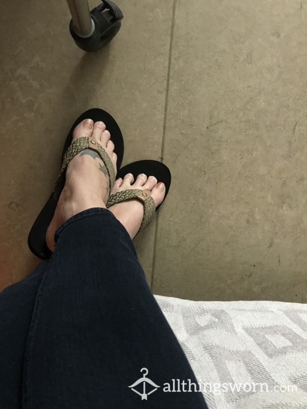 Feet Pic Before Getting My Toes Done