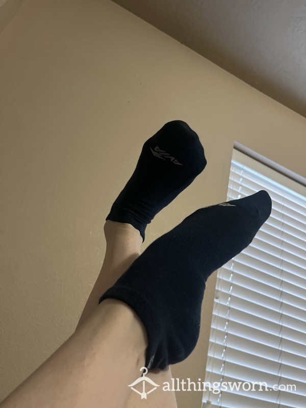 1 Min Black Socks Feet Video