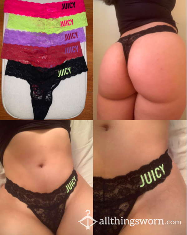 Felt Juicy Thong Collection <3