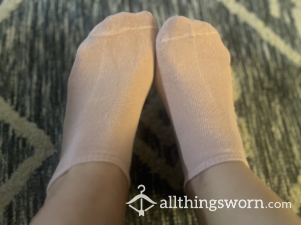 Soft Pink Cotton Ankle Socks $25aud