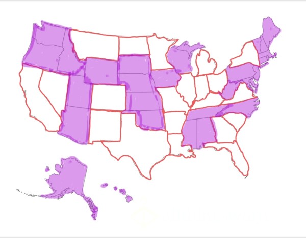 Fill In My Map Of The US