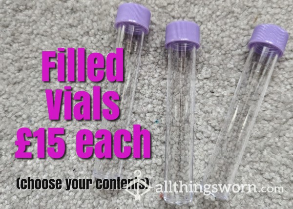 Filled 10ml Vials (choose Contents)