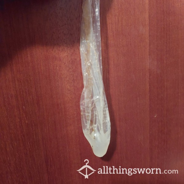 Filled Condom Used In My Ass
