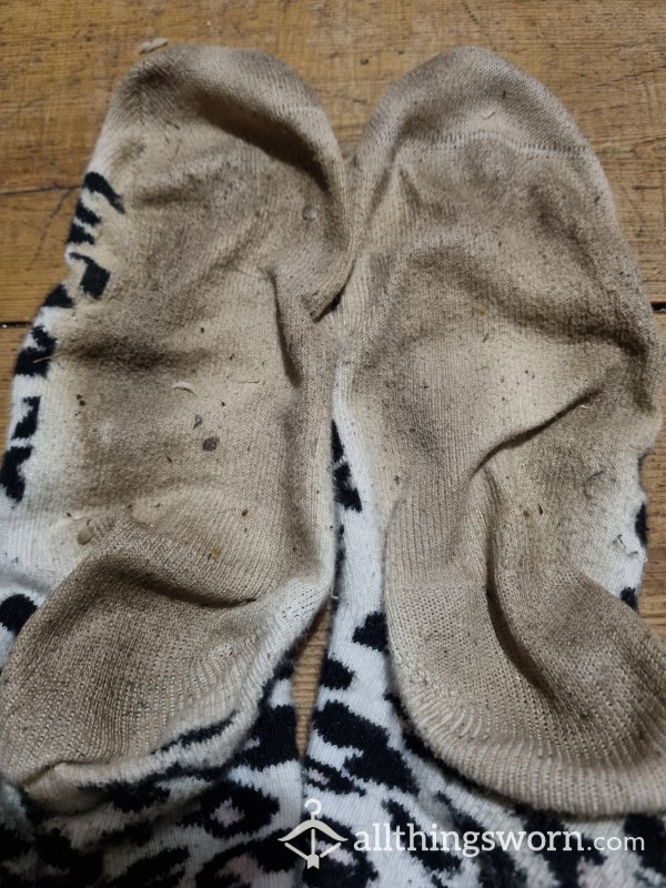 Filthy Dirty Grim Socks Also Have A Hole On The Side
