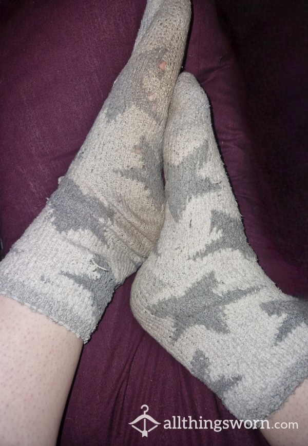 Filthy, Dirty, Smelly Old Socks With Holes