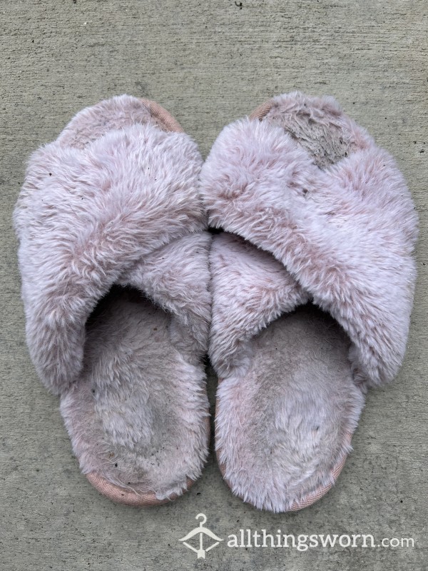 Filthy Pink Slippers