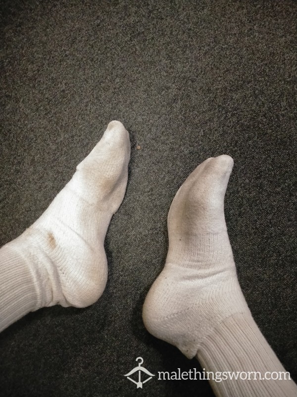 Filthy Stinky White Socks