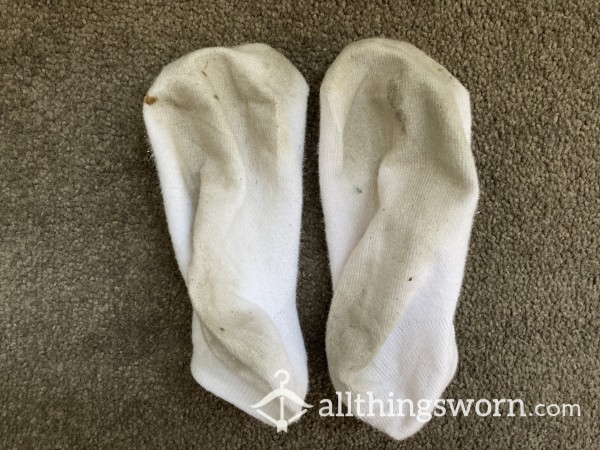 Filthy White Ankle Socks