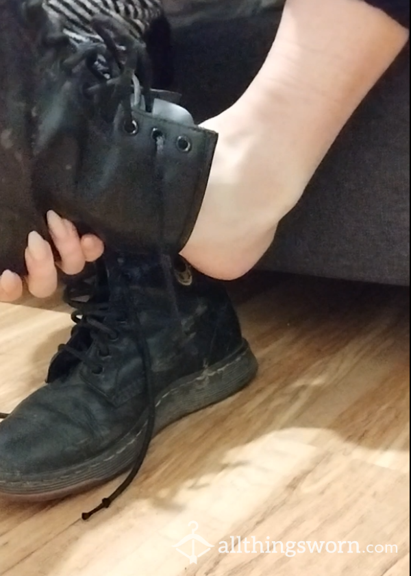 Finally Took Off My Dirty, Smelly Dr. Martens After Wearing Them All Day