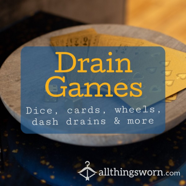 Findom Drain Games - Dice, Cards, Wheels, Dash Drains & More