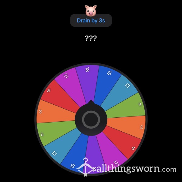 Findom Wheel Spin By 3s