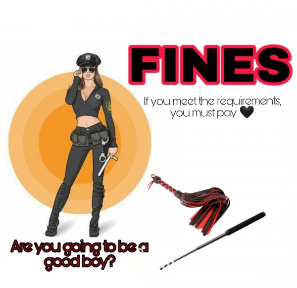Fines For Bad Boys