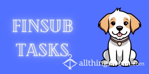 Finsub Tasks For Good Boys And Puppies