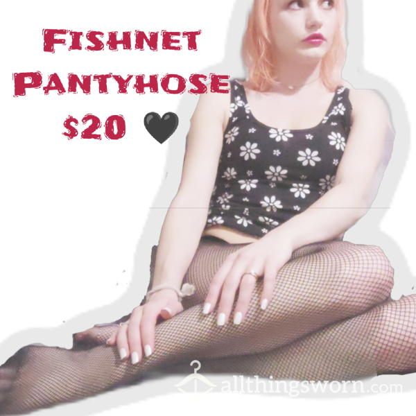 Fishnet Pantyhose, Small 🖤