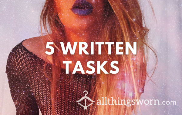 Five Written Tasks