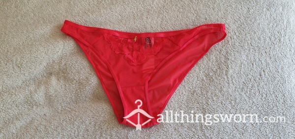 Red Sheer / See-Through Panties ❤