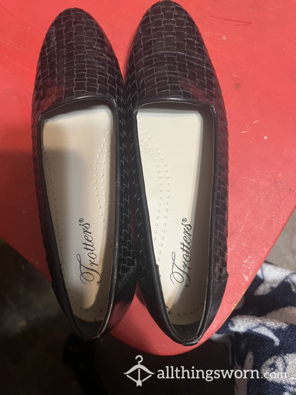 Flat Black Shoe
