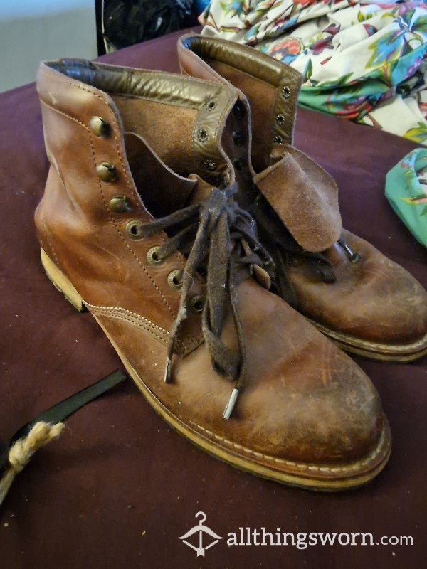 Flat Brown Firetrap Boots Size 7