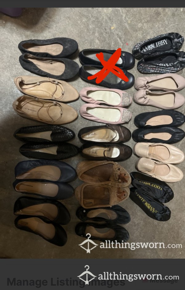 Flat Shoes Pick Your Pair Comes With Seven Day Wear Stinky