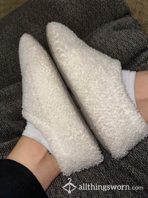 Fleece Lining Loafer Slippers-WEARING DAILY
