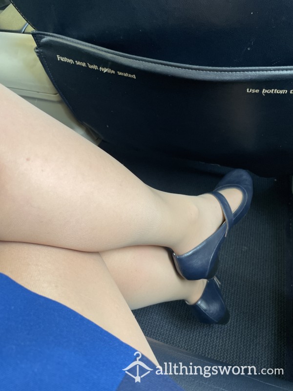 Flight Attendant ✈️ Feet, Shoes And Legs