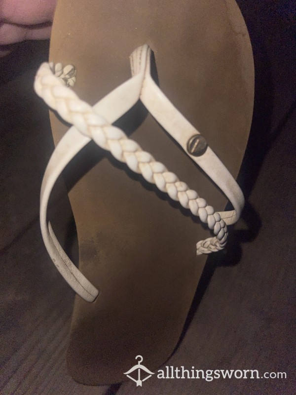 Flip Flops-shipping And 20 Custom Foot Pics Included