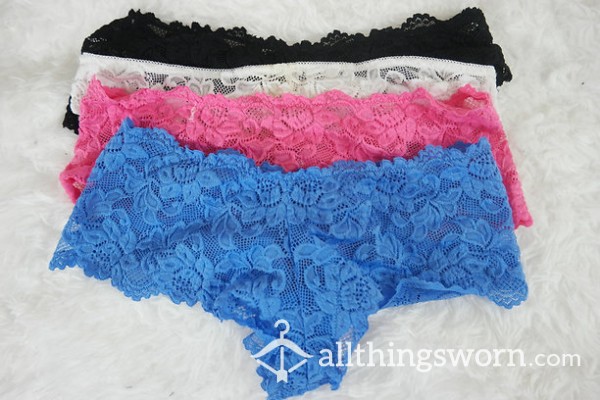 Buy FLIRTY LACE CHEEKIE PANTIES SCENTED SEXY WORN BY
