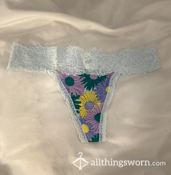 Floral Aerie Lace Top Thong