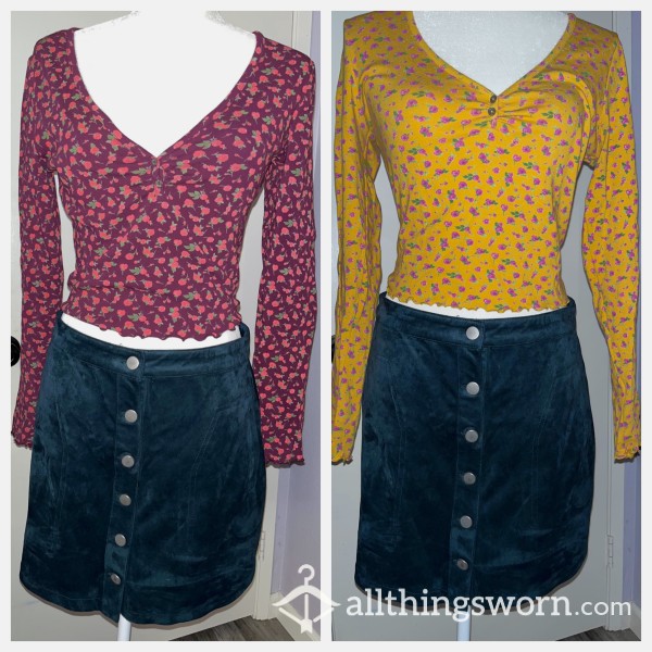 Cute Outfit Set/ 2 Shirts 1 Skirt Set/ Clothing Set Size M-L