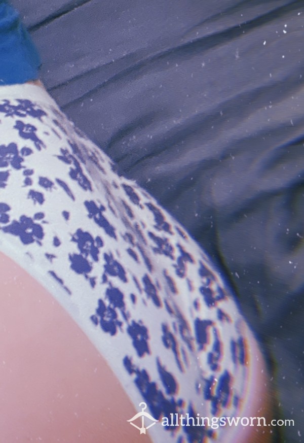 Floral Panties For Sale, Worn Up To 3 Days