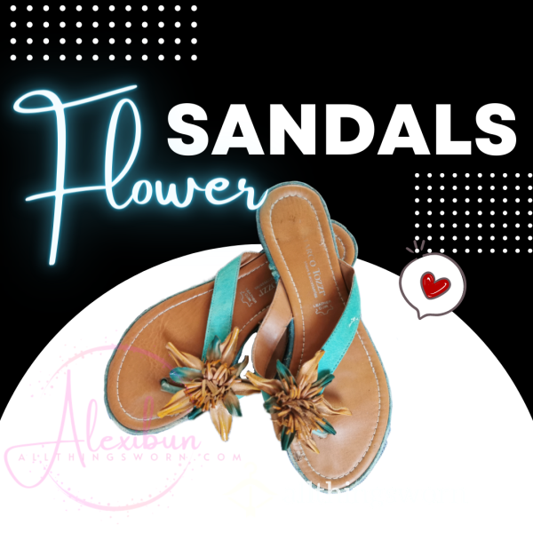 Flower Sandals - International Shipping Included!