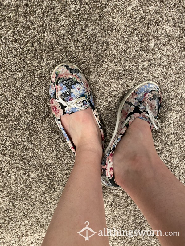 Flower Shoes Worn For Years