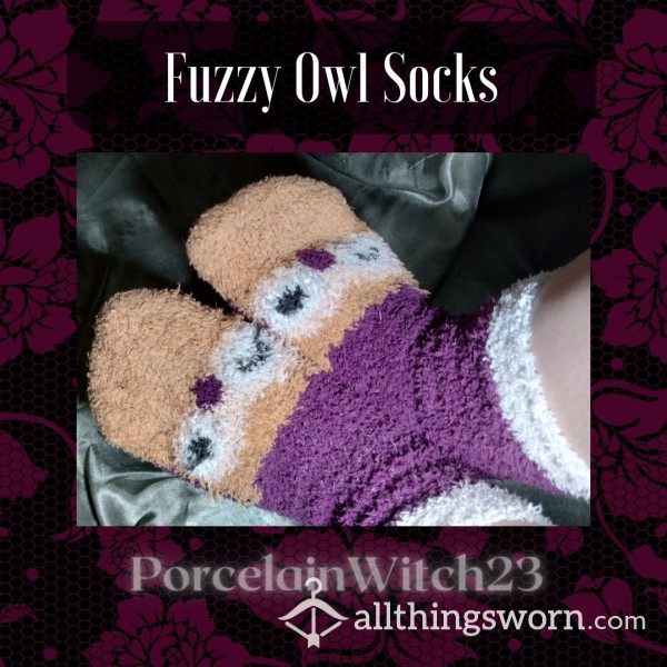 Fluffy And Fuzzy Owl Socks