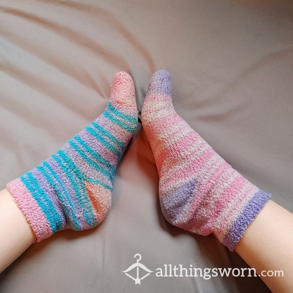 Fluffy Mix Matched Socks