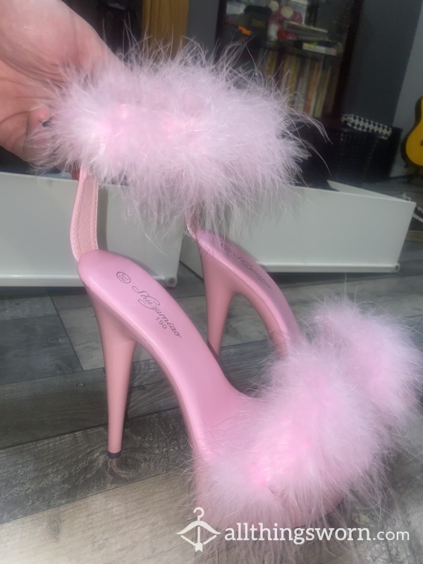 Fluffy Pink Stilettos 💕