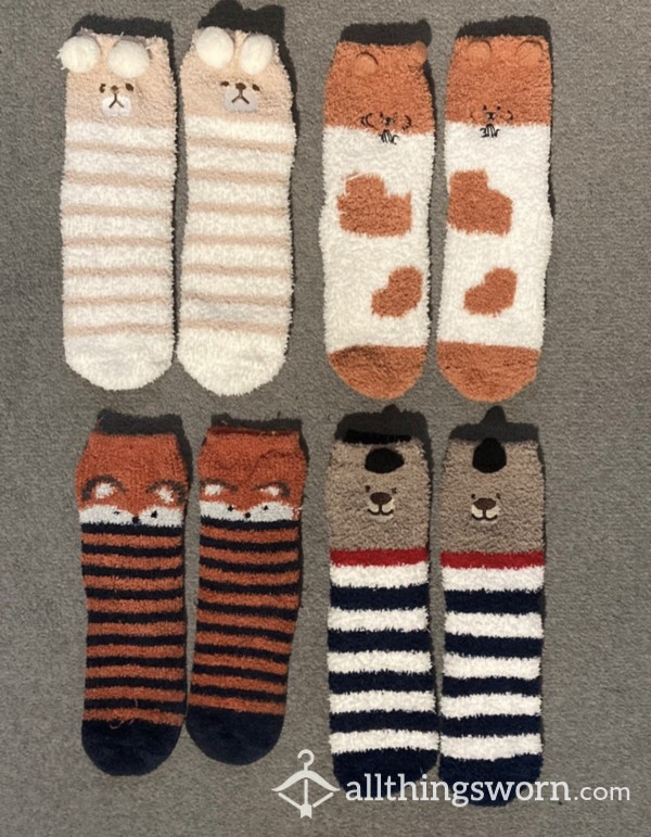 Fluffy Socks 4 Pairs