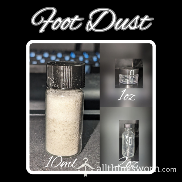 Foot Dust (10ml, 1oz And 2oz)