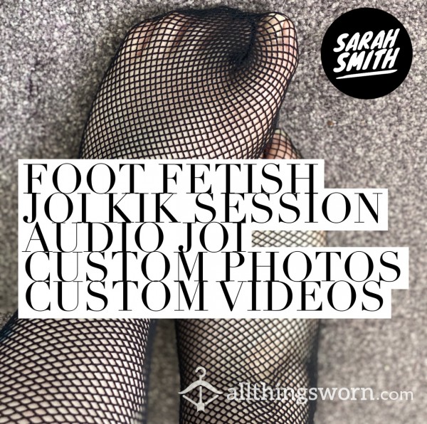 Foot Fetish JOI/Audio/Pics/Vids