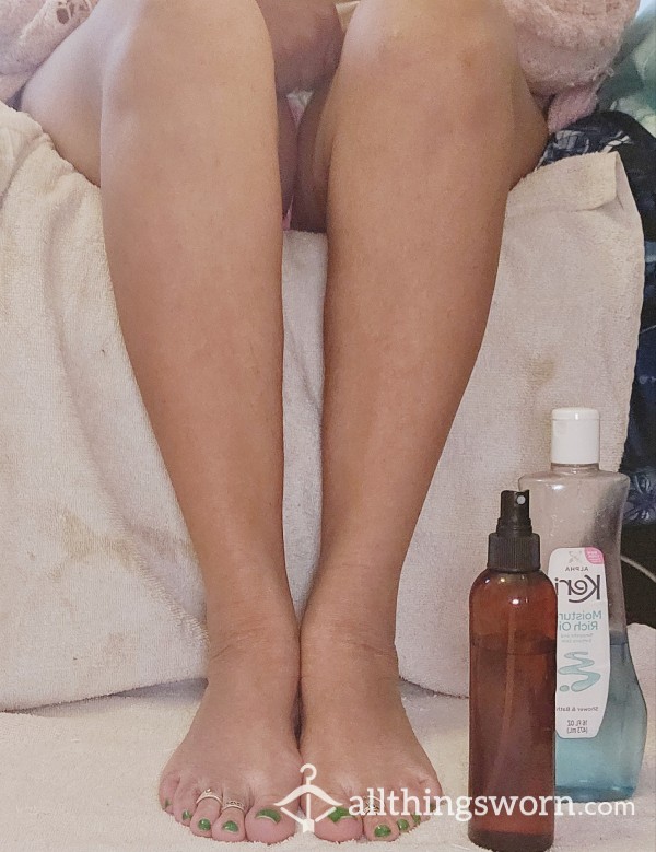 Lotion And Oil Feet Instant Vid