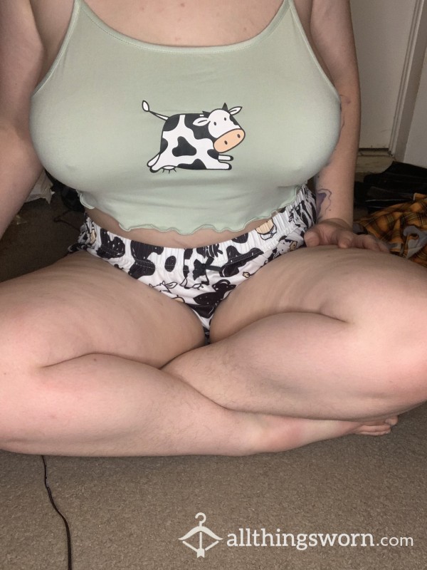 Foot Pictures In Cow Pjs