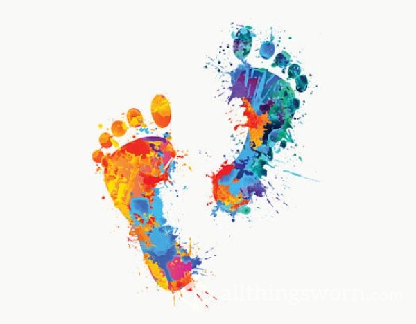 Foot Print Painting