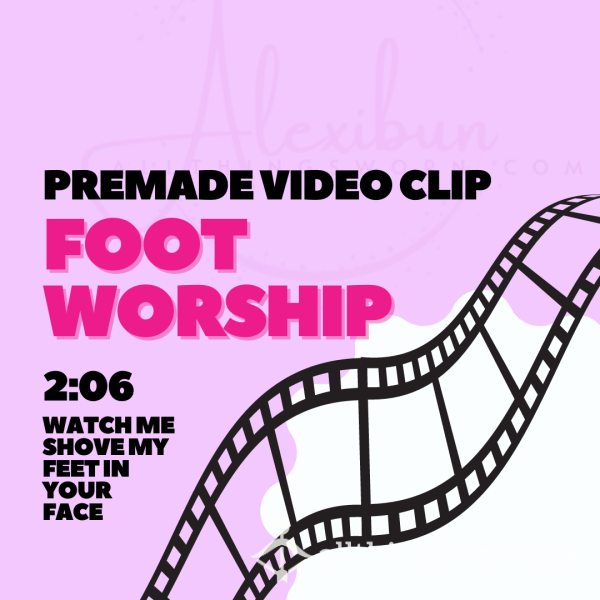 Foot Worship Video Clip 2:06