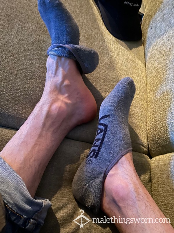 Foul Smelling Grey Ankle Socks